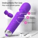 Back Massager 8 Powerful Speeds 20 Vibration Modes Neck Shoulder Back Body for Sport Recovery Muscle Aches Massage Tool